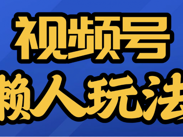 视频号最新懒人玩法,轻松日入5000+